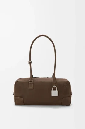 Amazona 31 kort veske i kornet nubuck
