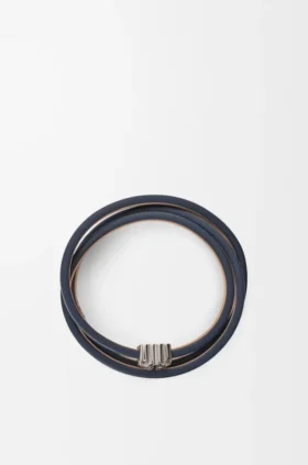 Anagram Bombé Twist-armbånd i kalveskinn