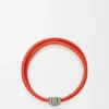 Anagram Bombé Twist-armbånd i kalveskinn Anagram Bombé Twist-armbånd i kalveskinn