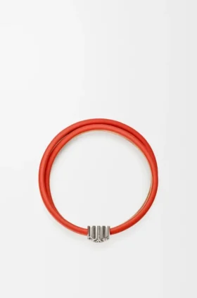 Anagram Bombé Twist-armbånd i kalveskinn