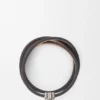 Anagram Bombé Twist-armbånd i kalveskinn Anagram Bombé Twist-armbånd i kalveskinn