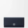 Anagram Continental-lommebok i kalveskinn med pebble-struktur