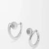 Anagram Pebble mini-ringøreringer i sterlingsølv Anagram Pebble mini-ringøreringer i sterlingsølv