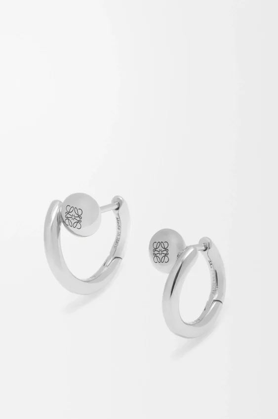 Anagram Pebble mini-ringøreringer i sterlingsølv Anagram Pebble mini-ringøreringer i sterlingsølv