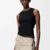 Anagram-tanktop i elastisk viskose Anagram-tanktop i elastisk viskose