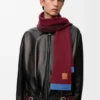 Asymmetrisk skjerf i ull Asymmetrisk skjerf i ull