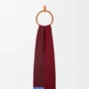 Asymmetrisk skjerf i ull Asymmetrisk skjerf i ull
