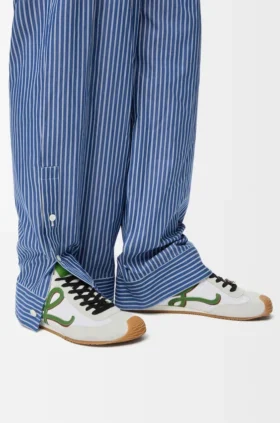 Ballet Runner 2.0 i nylon og kalveskinn