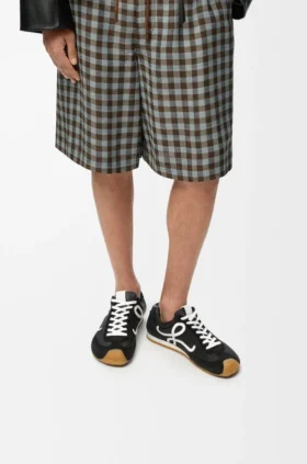 Ballet Runner 2.0 i nylon og kalveskinn