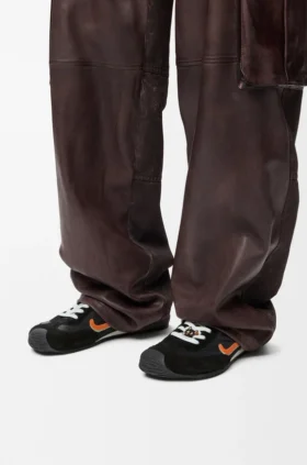 Ballet Runner 2.0 i nylon og kalveskinn