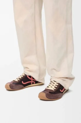 Ballet Runner 2.0 i nylon og kalveskinn