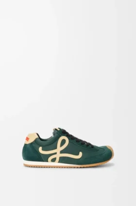 Ballet Runner 2.0 i nylon og semsket skinn