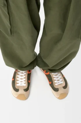 Ballet Runner 2.0 i semsket skinn og mesh