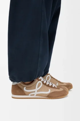 Ballet Runner 2.0 i semsket skinn og mesh