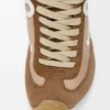 Ballet Runner 2.0 i semsket skinn og mesh