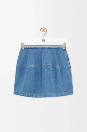 Ballongskjørt i denim