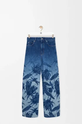 Barrel-jeans i denim