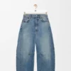 Barrel-jeans i denim Barrel-jeans i denim