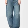 Barrel-jeans i denim Barrel-jeans i denim