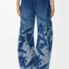 Barrel-jeans i denim Barrel-jeans i denim