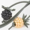 Berry-anheng i klassisk kalveskinn Berry-anheng i klassisk kalveskinn