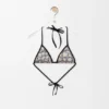Bikinitopp i teknisk jersey