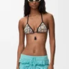 Bikinitopp i teknisk jersey
