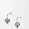 Blueberry-øreringer i sterlingsølv og perle Blueberry-øreringer i sterlingsølv og perle