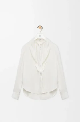 Bluse i silke