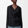 Bluse i silke Bluse i silke