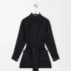 Bluse i silke med belte Bluse i silke med belte