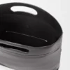 Bob Folded Tote-veske i skinnende, smidig kalveskinn