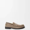 Bobine-Loafer i kalveskinn i semsket skinn Bobine-Loafer i kalveskinn i semsket skinn
