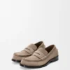 Bobine-Loafer i kalveskinn i semsket skinn Bobine-Loafer i kalveskinn i semsket skinn