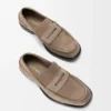 Bobine-Loafer i kalveskinn i semsket skinn Bobine-Loafer i kalveskinn i semsket skinn