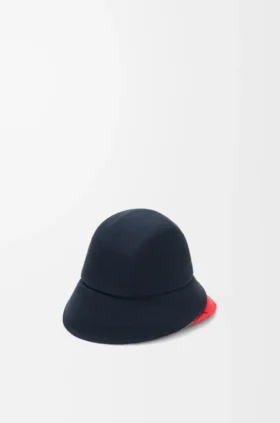 Bucket-hatt med flere bremmer i bomullskanvas