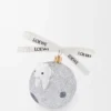 «Bunny on the moon julekule i blåst glass» «Bunny on the moon julekule i blåst glass»