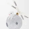 «Bunny on the moon julekule i blåst glass» «Bunny on the moon julekule i blåst glass»