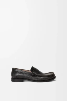 Campo-loafer i krakket kalveskinn