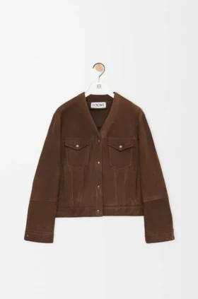 Cardigan i shearling
