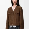 Cardigan i shearling Cardigan i shearling