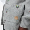 Cardigan i ull med belte Cardigan i ull med belte