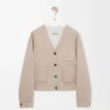 Cardigan i ull og kashmir Cardigan i ull og kashmir