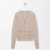Cardigan i ull og kashmir Cardigan i ull og kashmir