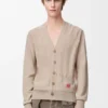 Cardigan i ull og kashmir Cardigan i ull og kashmir