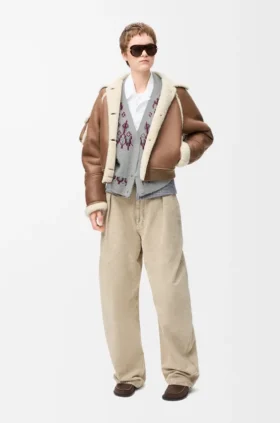 Cardigan i ullblanding