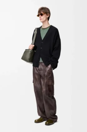 Cardigan i ullblanding