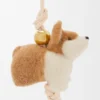 Corgi-smykke i filt og kalveskinn