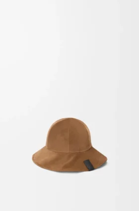 Country-hatt i semsket skinn