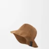Country-hatt i semsket skinn